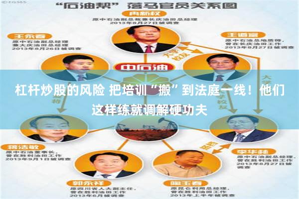 杠杆炒股的风险 把培训“搬”到法庭一线！他们这样练就调解硬功夫