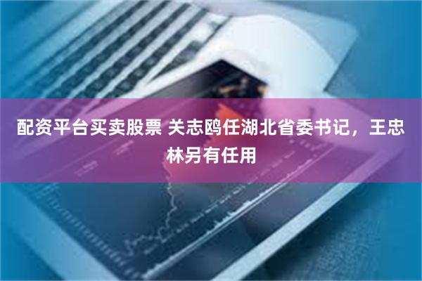 配资平台买卖股票 关志鸥任湖北省委书记，王忠林另有任用