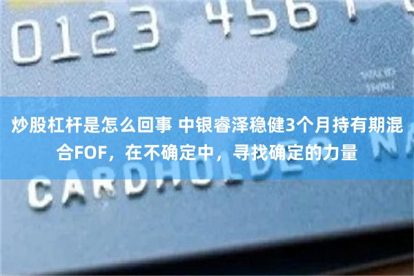 炒股杠杆是怎么回事 中银睿泽稳健3个月持有期混合FOF，在不确定中，寻找确定的力量