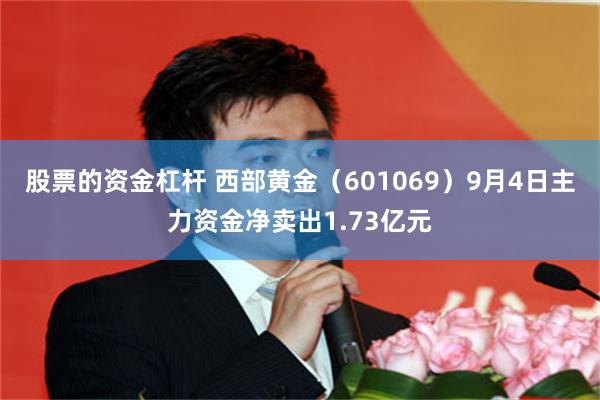 股票的资金杠杆 西部黄金（601069）9月4日主力资金净卖出1.73亿元
