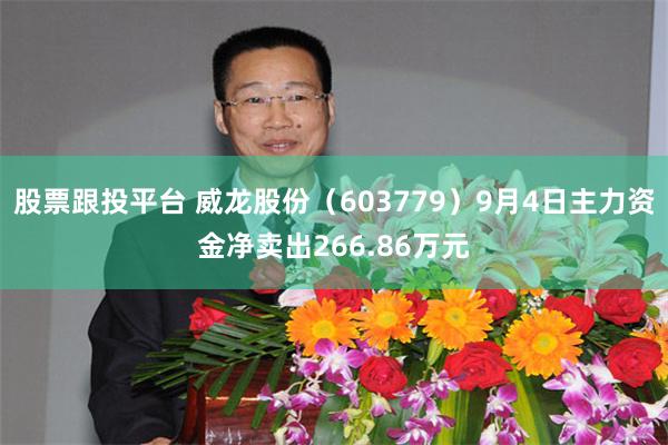 股票跟投平台 威龙股份(603779)9月4日主力资金净卖出266.86万元