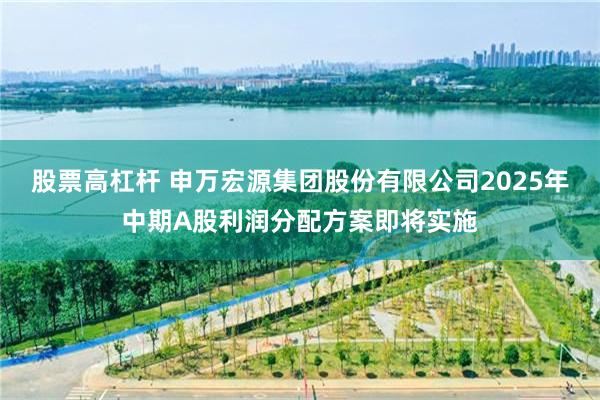 股票高杠杆 申万宏源集团股份有限公司2025年中期A股利润分配方案即将实施