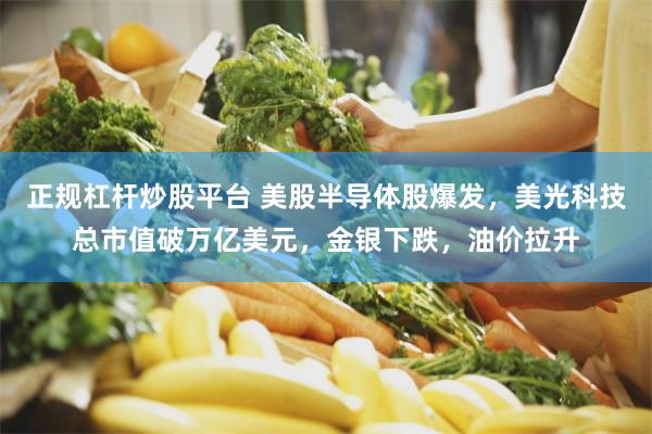 正规杠杆炒股平台 美股半导体股爆发,美光科技总市值破万亿美元,金银下跌,油价拉升