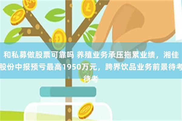 和私募做股票可靠吗 养殖业务承压拖累业绩，湘佳股份中报预亏最高1950万元，跨界饮品业务前景待考